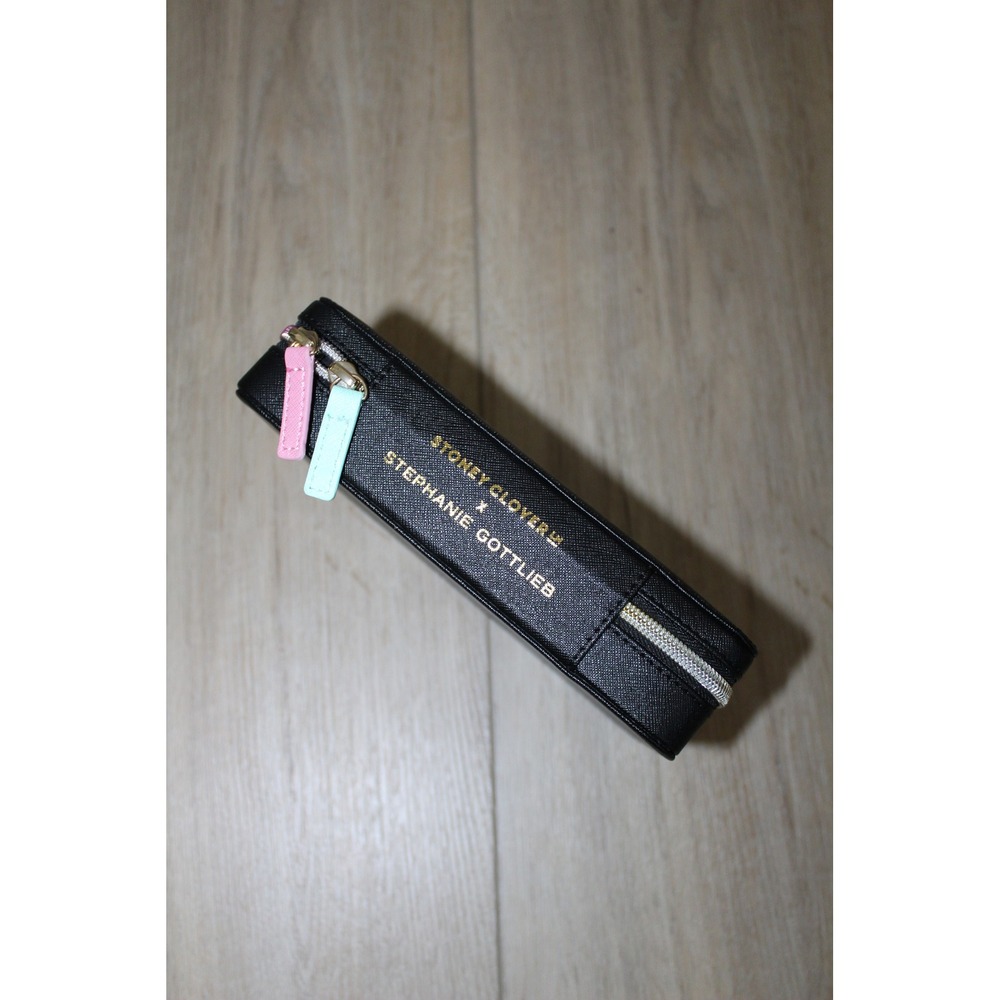 Stoney Clover Lane x Stephanie Gottlieb Black Saffiano Jewelry Case Rainbow